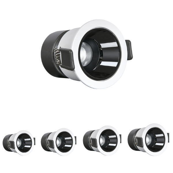 Đèn âm trần chỉnh hướng mẫu [AC-SA-AX25] 5W-12W | Saco